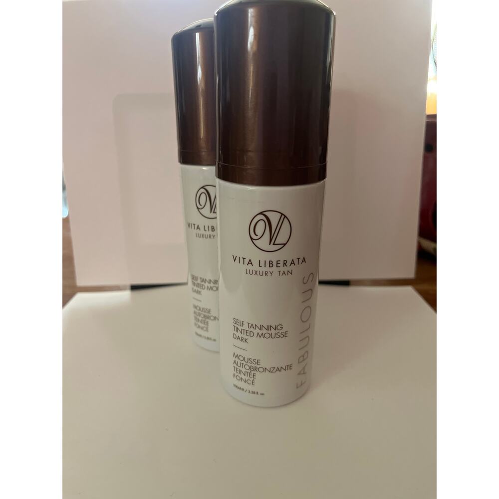 Vita Liberata, Luxury Tan - Self Tanning Tinted Mouse (Dark) Bundle of TWO (2)